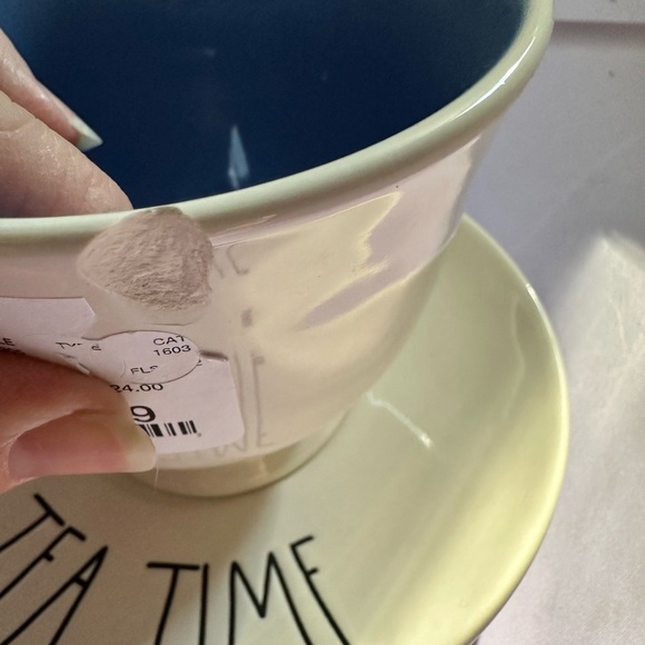 Rae Dunn Alice and wonderland tea cup ☕️ and saucer. NWT 🇺🇸 - Picture 4 of 4